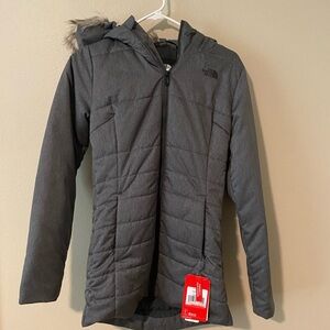 Urban Explore Herringbone North Face Coat